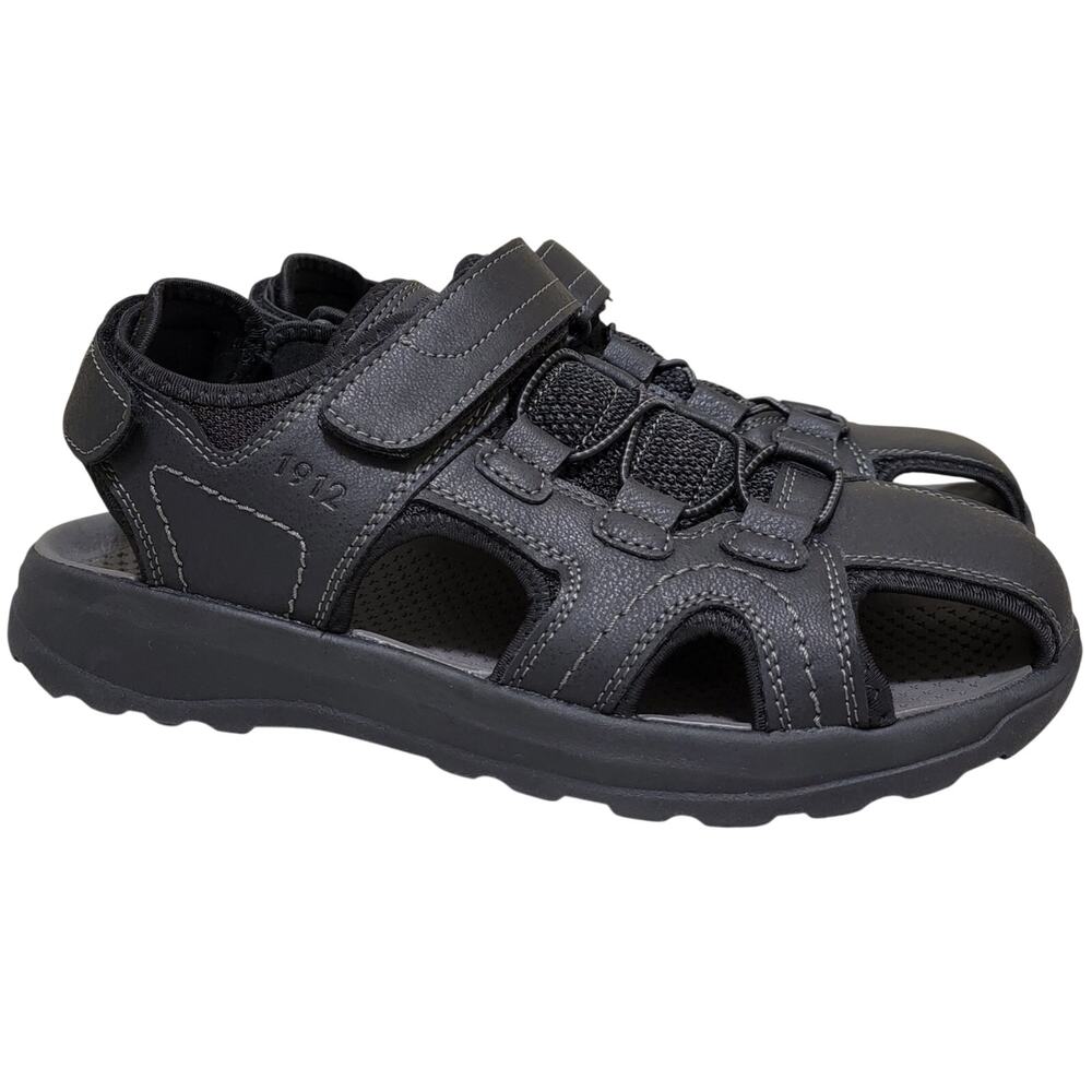 Nunn Bush Men Huck Sport Fisherman Closed Toe Sandals Size US 9W Black